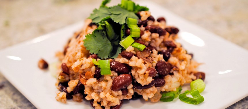 Coconut Beans & Rice – Beet & Potatoes